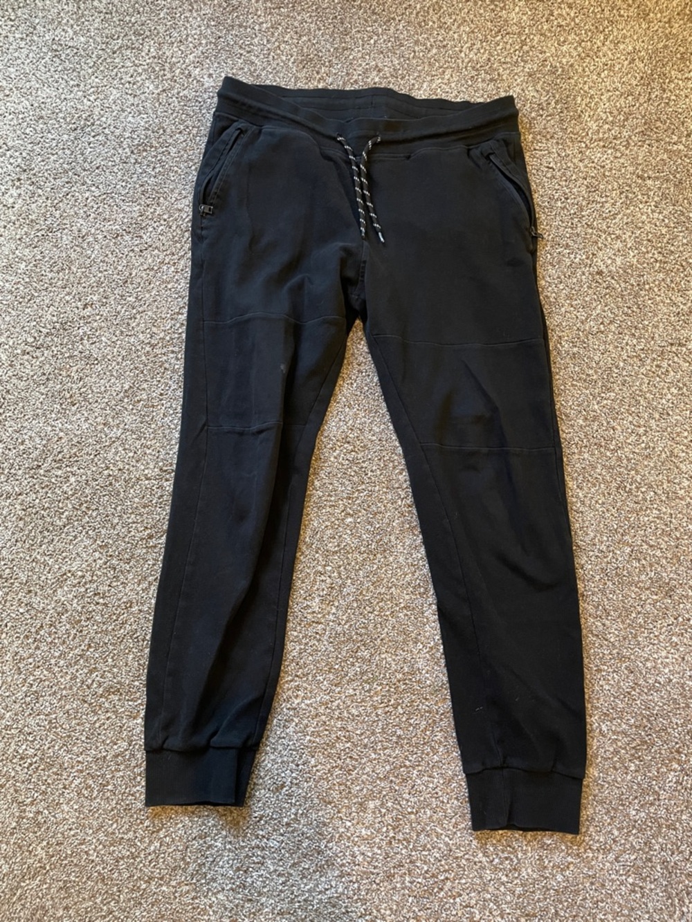 South Pole Black Men's Jogger Sweatpants with Drawstring